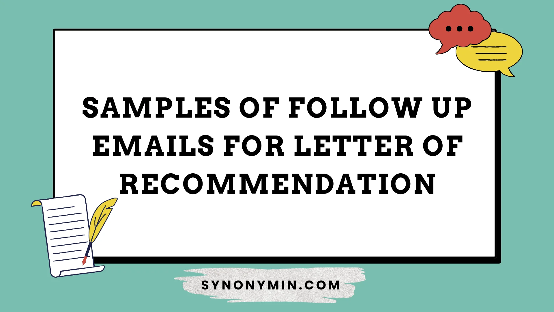 samples of follow up emails for letter of recommendation